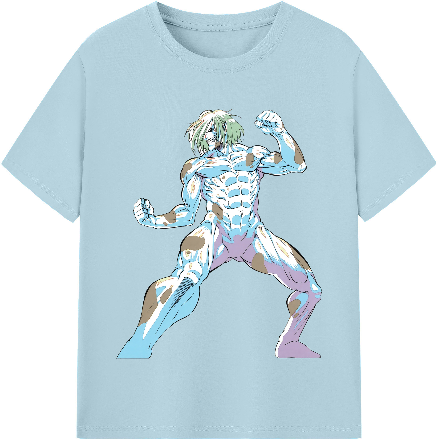 （画像用） 進撃の巨人 Attack on Titan 綿100％半袖Tシャツ（フロントプリント）